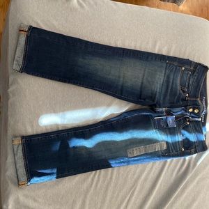 American Eagle Outfitters artist crop low rise jeans
